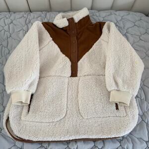 Free People Fall To Rise Fleece Quarter Snap - Size S